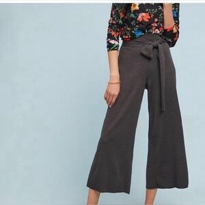 Moth knit wide leg pants